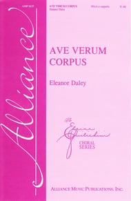 Ave Verum Corpus SSAA choral sheet music cover Thumbnail